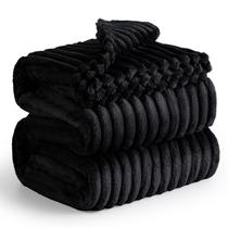 Cobertor Flanela Bedsure - Tamanho California King - Preto