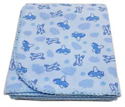 Cobertor Flanelado Estampado 90x110cm Com Croche