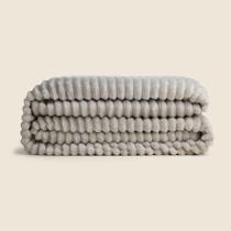 Cobertor Flannel Canelado Queen - ACASA Cobertor Flannel Canelado Queen - ACASA