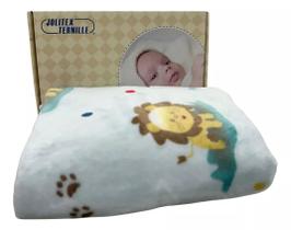 Cobertor Flannel Kyor Bebê Menino Jolitex Estampado Azul Cobertor Flannel Kyor Bebê Menino Jolitex Estampado Azul
