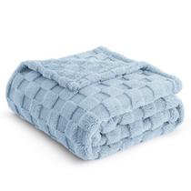 Cobertor Fleece Bedsure Azul Marinho para Sofá - 130x150cm