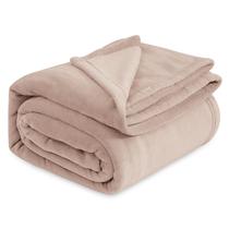 Cobertor Fleece Bedsure Queen Size Rosa Poeira - 230x230cm Cobertor Fleece Bedsure Queen Size Rosa Poeira - 230x230cm