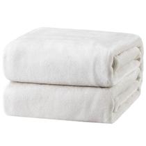 Cobertor Fleece Bedsure Twin Size (150x200cm) - 300GSM - Branco