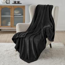 Cobertor Fleece Bedsure XL Preto - 130x180cm - 300GSM