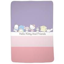 Cobertor Franco Collectibles Hello Kitty & Friends 160x230cm Cobertor Franco Collectibles Hello Kitty & Friends 160x230cm