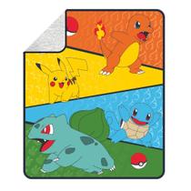 Cobertor Franco Pokémon Anime Kids Soft Plush Sherpa 125x150cm Cobertor Franco Pokémon Anime Kids Soft Plush Sherpa 125x150cm