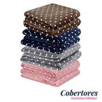 Cobertor Frio Intenso Cama Casal Queen Mantinha Flannel Grid