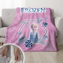 Cobertor Frozen Pele De Carneiro 155x240cm Duplo
