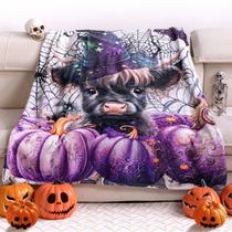 Cobertor FuWeave Halloween Highland Babycow Flannel Cobertor FuWeave Halloween Highland Babycow Flannel