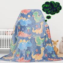 Cobertor Gdindff Cute Kids Glow in The Dark Dinosaur 150x200cm Cobertor Gdindff Cute Kids Glow in The Dark Dinosaur 150x200cm