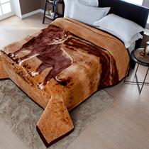 Cobertor Grosso e Quente Casal AntiAlérgico Raschel Estampas