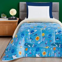 Cobertor Grosso Solteiro Estampado Mundo Kids Dupla Face Super Fofinho Cobertor Grosso Solteiro Estampado Mundo Kids Dupla Face Super Fofinho