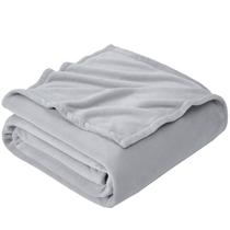 Cobertor Hansleep Fleece Cinza Claro Twin 150x200cm Cobertor Hansleep Fleece Cinza Claro Twin 150x200cm