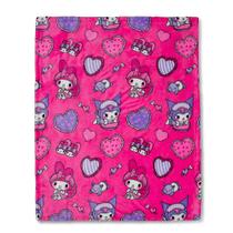 Cobertor Hello Kitty Pillow Fight Silk-Touch Sherpa