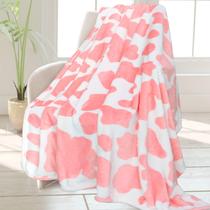 Cobertor HSEEC Cute Strawberry Cow Print 125x150cm Cobertor HSEEC Cute Strawberry Cow Print 125x150cm