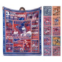 Cobertor HTAPCHLY Chicago Baseball City Team Color Plush Cobertor HTAPCHLY Chicago Baseball City Team Color Plush