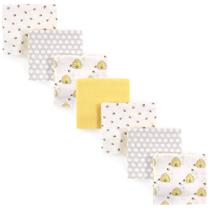 Cobertor Hudson Baby unissex de flanela de algodão 76x76 cm Cobertor Hudson Baby unissex de flanela de algodão 76x76 cm