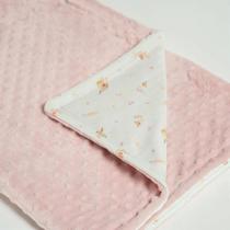 Cobertor Hug Fleece Dots Fun Linha Lovely Day Rosa
