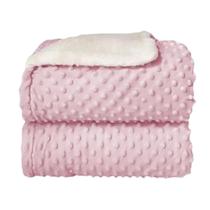 Cobertor Hug Fluffly Dots Rosa