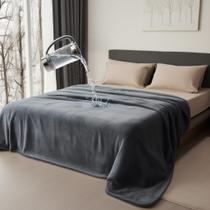 Cobertor impermeável Bedding Aid King Size Moon Grey e Starlit Grey