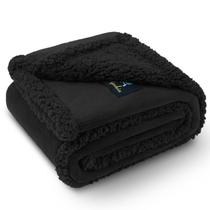 Cobertor impermeável para animais de estimação Luciphia Black para sofá-cama e sofá