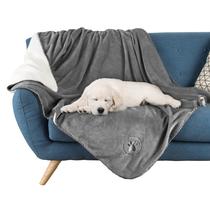 Cobertor impermeável para animais de estimação PETMAKER Reversível Sherpa Fleece Grey Cobertor impermeável para animais de estimação PETMAKER Reversível Sherpa Fleece Grey