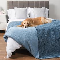 Cobertor impermeável para cães PEtami para cães grandes 60x80 azul claro