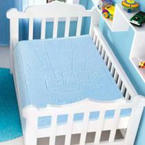 Cobertor Infantil 80x110m Texture Azul Jolitex Balão Cobertor Infantil 80x110m Texture Azul Jolitex Balão