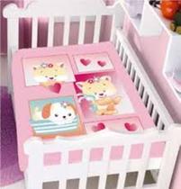 Cobertor Infantil 90x110cm Raschel Plus Menina Jolitex Cor:Bichinhos