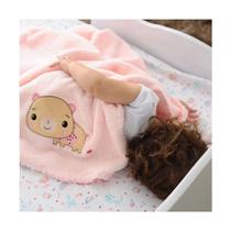 Cobertor Infantil Antialergico Bebe Manta Menina Rosa - Fisher Price
