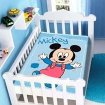 Cobertor Infantil Bebê Antialérgico Disney Mickey Minnie 1,10 x 90cm - Joliex Ternille