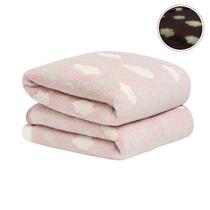 Cobertor Infantil Bebê Antialérgico Macio Brilha no Escuro Fleece 110x100cm Embalagem Plástica