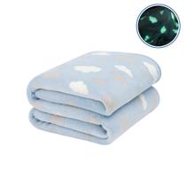 Cobertor Infantil Bebê Antialérgico Macio Brilha no Escuro Fleece 110x100cm Embalagem Plástica