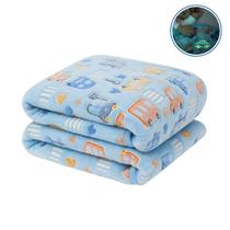Cobertor Infantil Bebê Antialérgico Macio Brilha no Escuro Fleece 110x100cm Embalagem Plástica