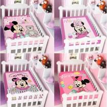 Cobertor Infantil Bebê Disney Raschel Plus Menina Jolitex