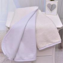 Cobertor Infantil Bebê Dupla Face Carneirinho 90cm x 110cm 100% Algodão - Texnew