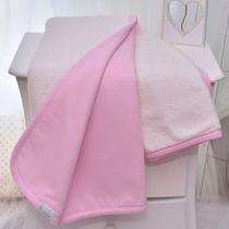 Cobertor Infantil Bebê Dupla Face Carneirinho 90cm x 110cm 100% Algodão Texnew