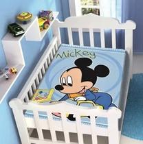 Cobertor Infantil Bebê Jolitex Antialérgico Mickey Carrinho