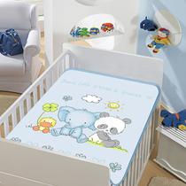 Cobertor Infantil Bebê Le Petit Hipoalergênico Microfibra Baby Colibri Jolitex Nome Do Desenho:Panda e Amiguinhos Azul Cobertor Infantil Bebê Le Petit Hipoalergênico Microfibra Baby Colibri Jolitex Nome Do Desenho:Panda e Amiguinhos Azul