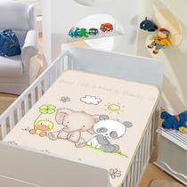 Cobertor Infantil Bebê Le Petit Hipoalergênico Microfibra Baby Colibri Jolitex Nome Do Desenho:Panda e Amiguinhos Bege Cobertor Infantil Bebê Le Petit Hipoalergênico Microfibra Baby Colibri Jolitex Nome Do Desenho:Panda e Amiguinhos Bege
