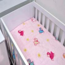 Cobertor Infantil Bebê Pelo Alto 90x1,10m Bichinhos Divertidos Jolitex Ternille - Jolitex Baby