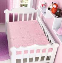 Cobertor Infantil Bebê Relevo Touch Rosa Jolitex 080x110cm Cobertor Infantil Bebê Relevo Touch Rosa Jolitex 080x110cm