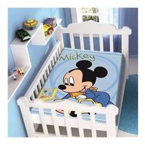 Cobertor Infantil Berço Bebê Raschel Plus Mickey Cobertor Infantil Berço Bebê Raschel Plus Mickey