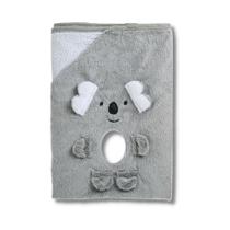 Cobertor infantil buddy coala cinza - kiddo