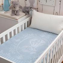 Cobertor infantil colibre elefante - 80 x 1,10 - azul - jolitex