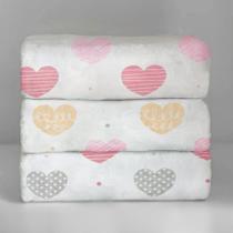 Cobertor Infantil Donna Laço Bebê Luxo 90x110cm