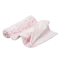 Cobertor infantil elefante rosa - rosa - CLINGO