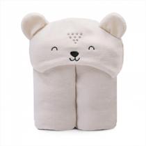 Cobertor Infantil Fleece Com Capuz Bordado