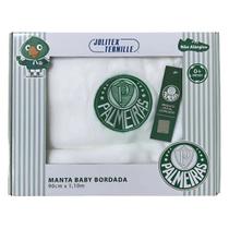 Cobertor infantil palmeiras - 90 x 1,10 - branco - jolitex Cobertor infantil palmeiras - 90 x 1,10 - branco - jolitex