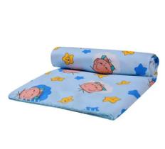 Cobertor Infantil Para Bebe Cebolinha 90x110cm Com Crochê Cobertor Infantil Para Bebe Cebolinha 90x110cm Com Crochê